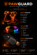Kit Completo PawGuard 🐾 — Arnés + Collar LED + Guante